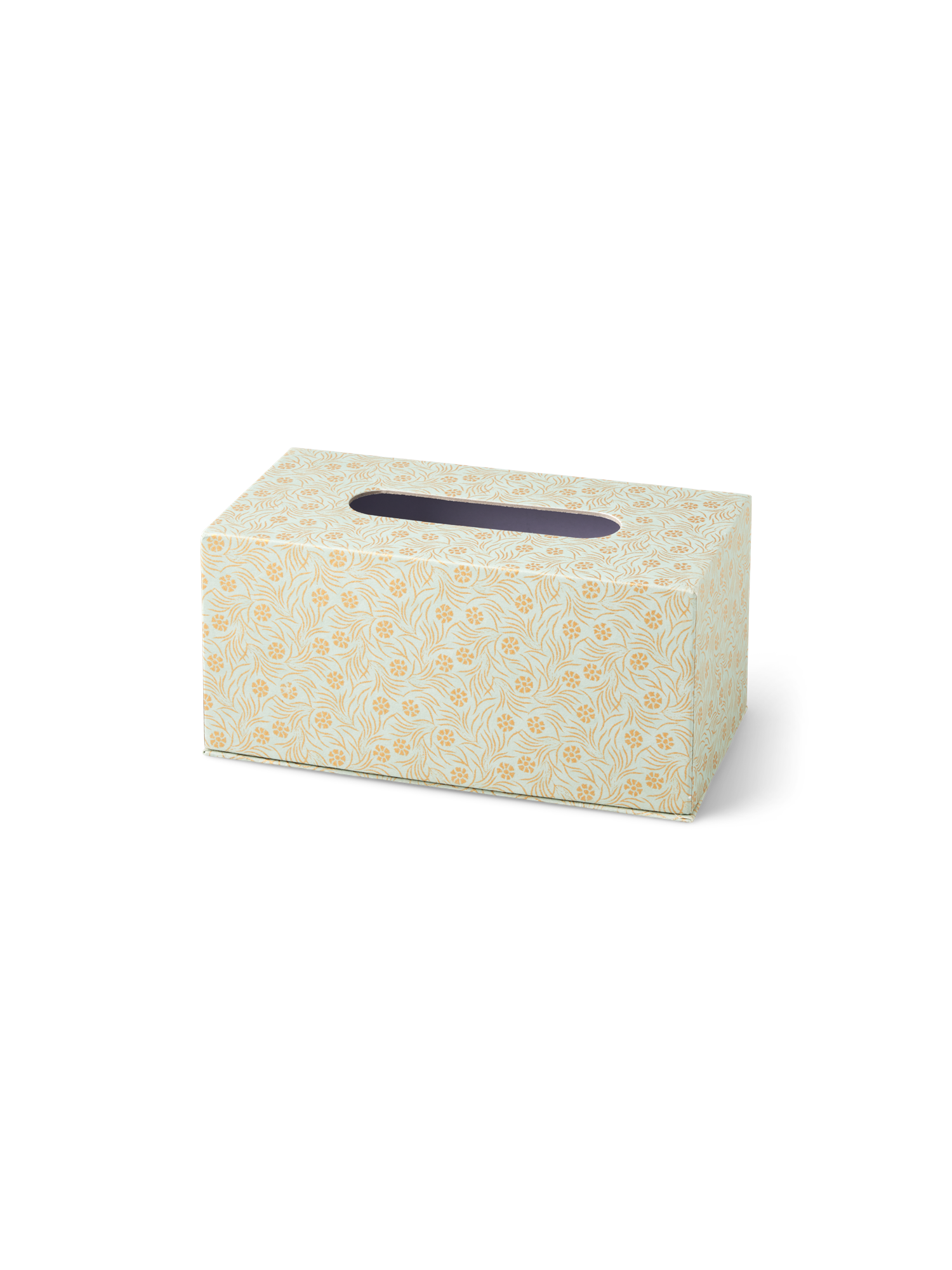 Æske til lommetørklæder | Papir. 23 x 12 x 11 cm. | Dusty Green