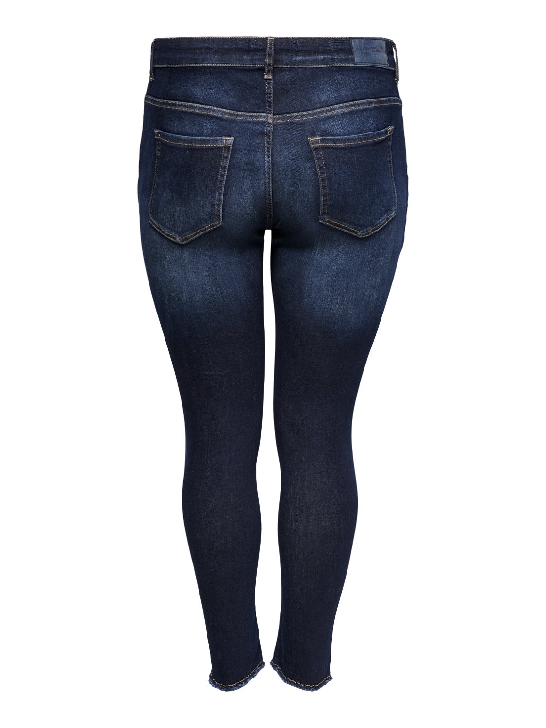 CARWILLY Mittlere Taille Skinny Fit Jeans Dark Blue Denim