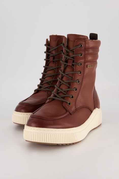Tamaris Leder-Boots, Webpelz-Futter, Weite H