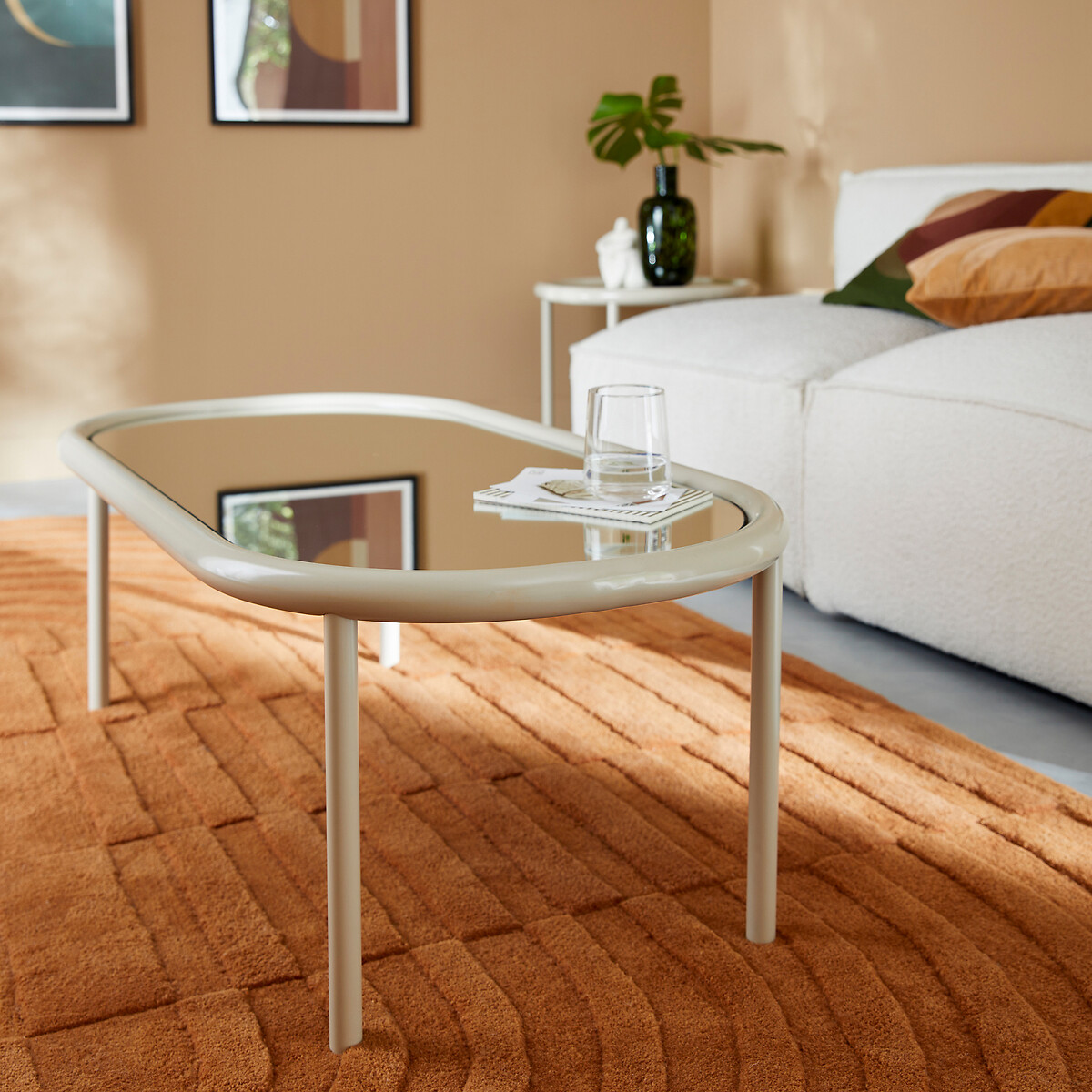 LA REDOUTE INTERIEURS<br>Tapete oval de lã, Malko
