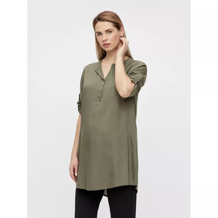 mama;licious Umstandsbluse MLMERCY Dusty Olive