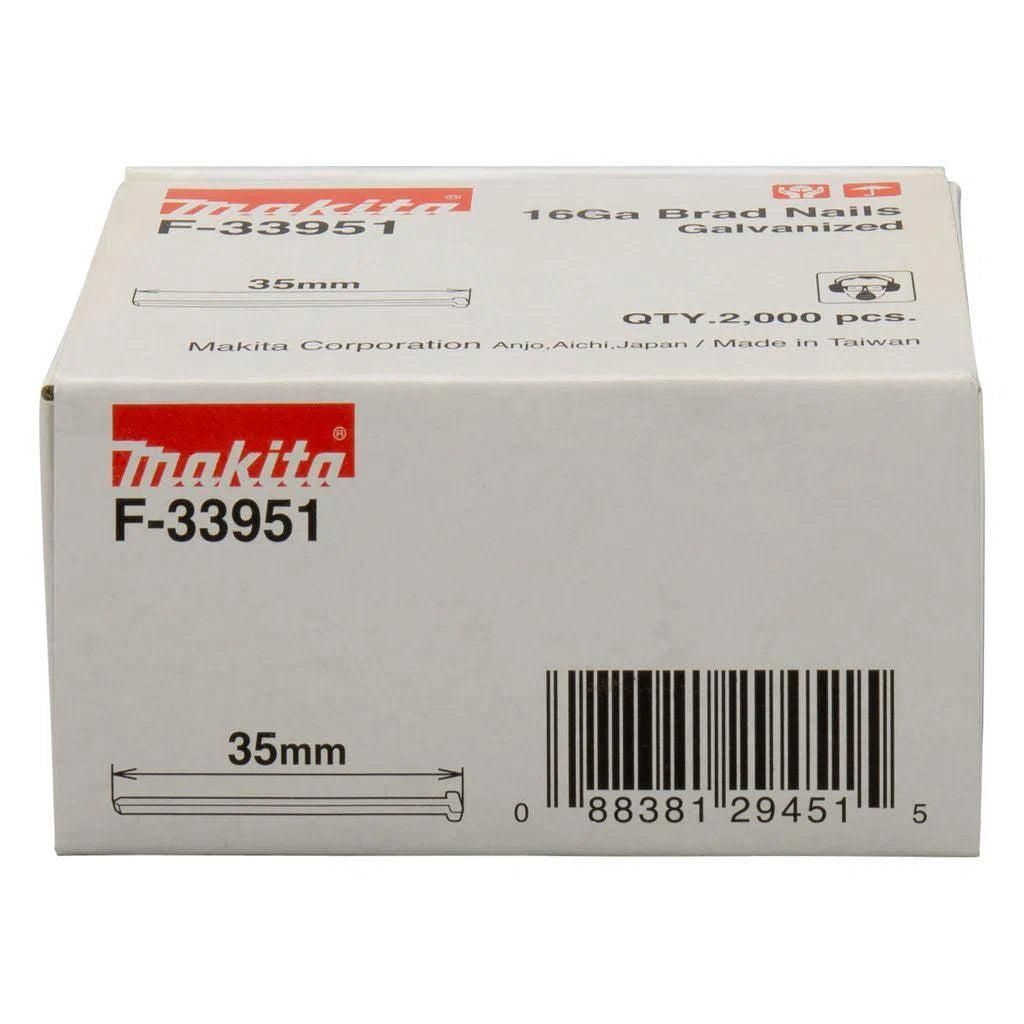Makita F-33951 Brad gegalvaniseerd 35mm VE=2000