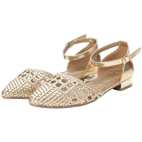 Xti - Zapato manoletina -142366 oro mujer Oro