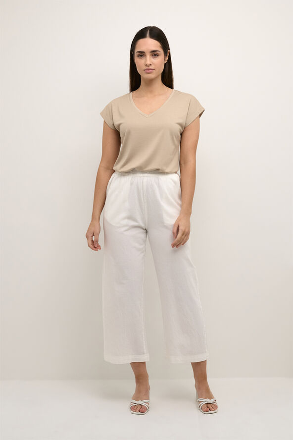 Kaffe KAnaya Culotte Pants Chalk