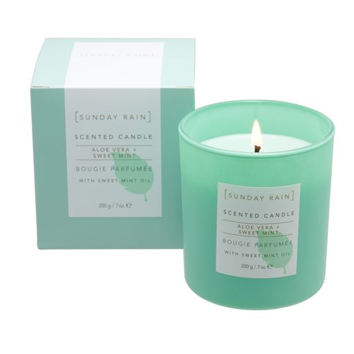 Sunday Rain Duftlys, Aloe Vera & Sweet Mint