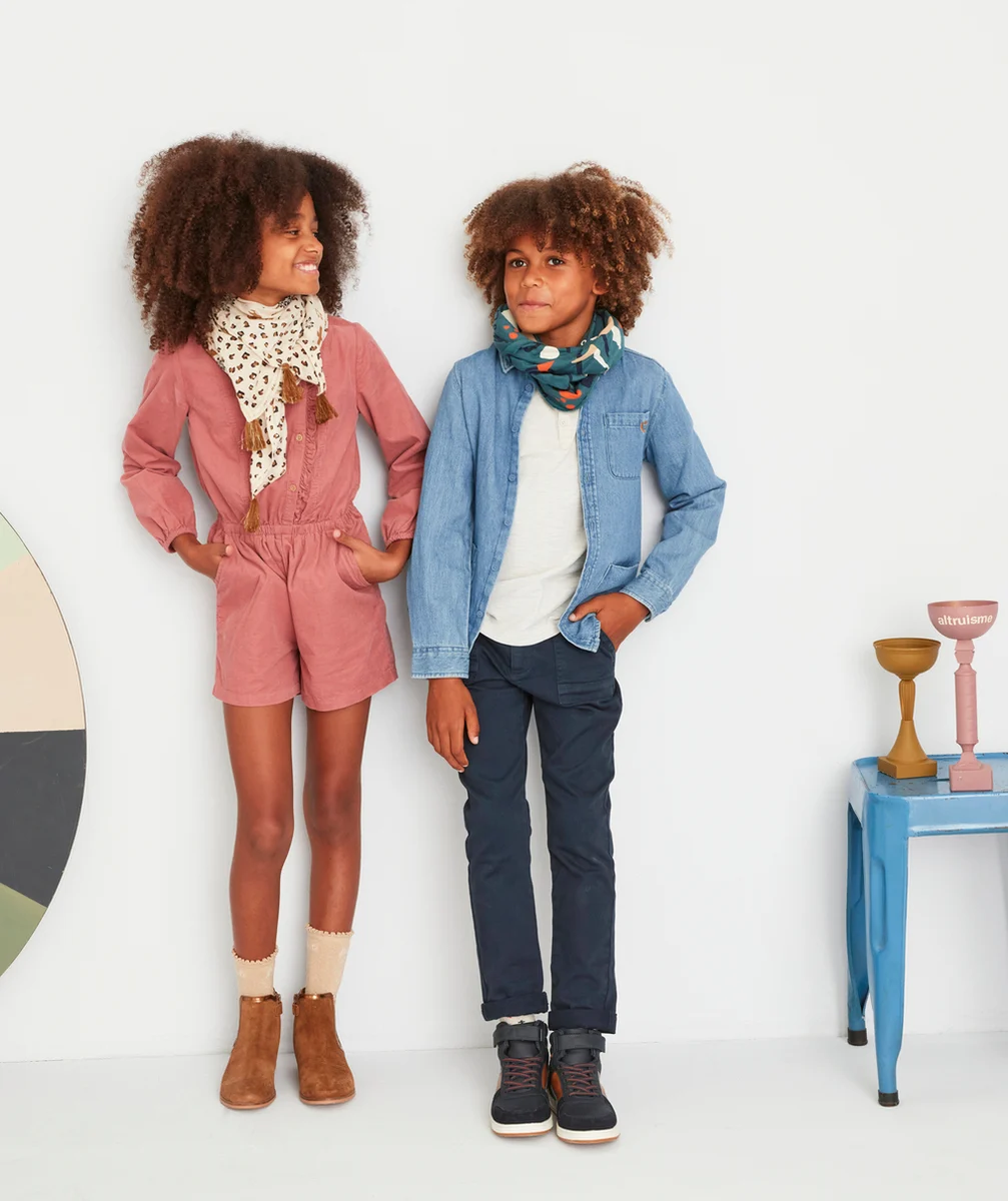 CHEMISE EN JEAN ET EN COTON AVEC POCHES LESS WATER GARÇON