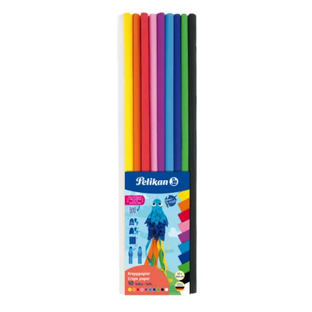 Pelikan Bastelkrepp Set 10 Farben