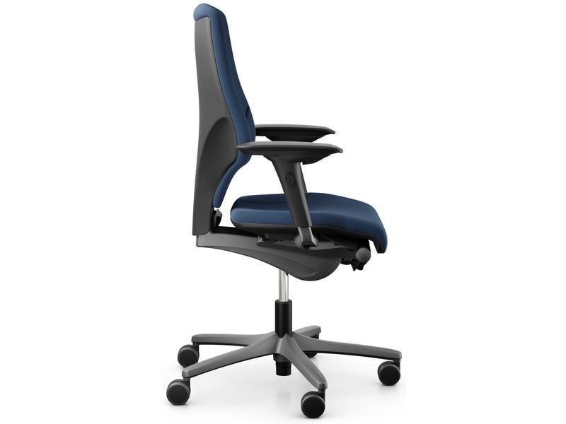 Giroflex Bürostuhl 64 mit Polsterrücken und Armlehnen, Dunk Klassischer Arbeitsstuhl ideal für aktives Sitzen