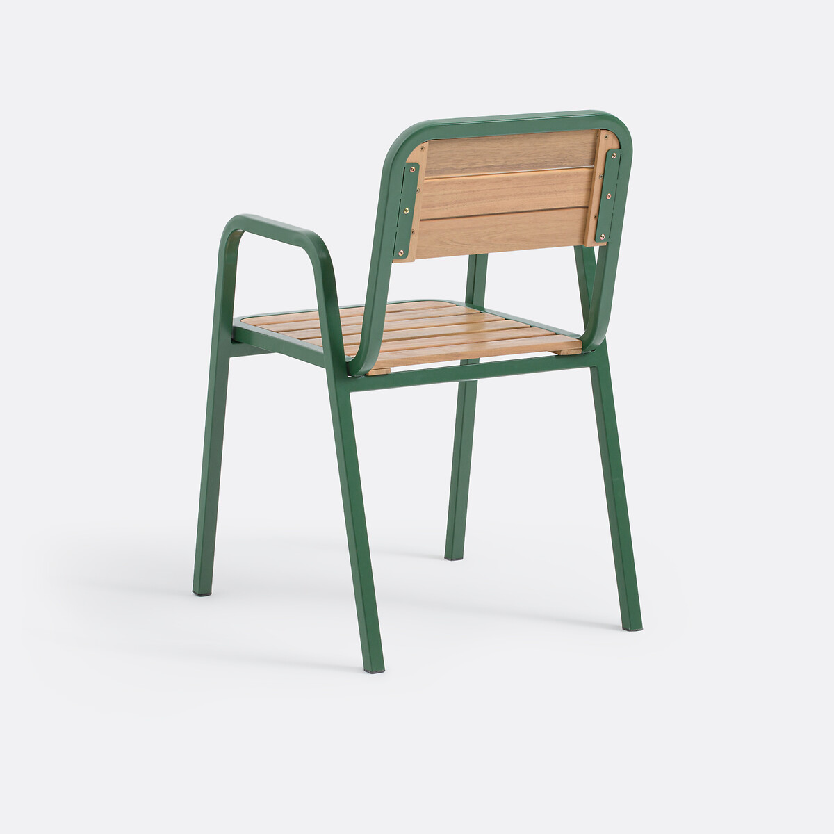 LA REDOUTE INTERIEURS<br>Conjunto de 2 cadeiras de jardim em acácia e metal, Sim sim