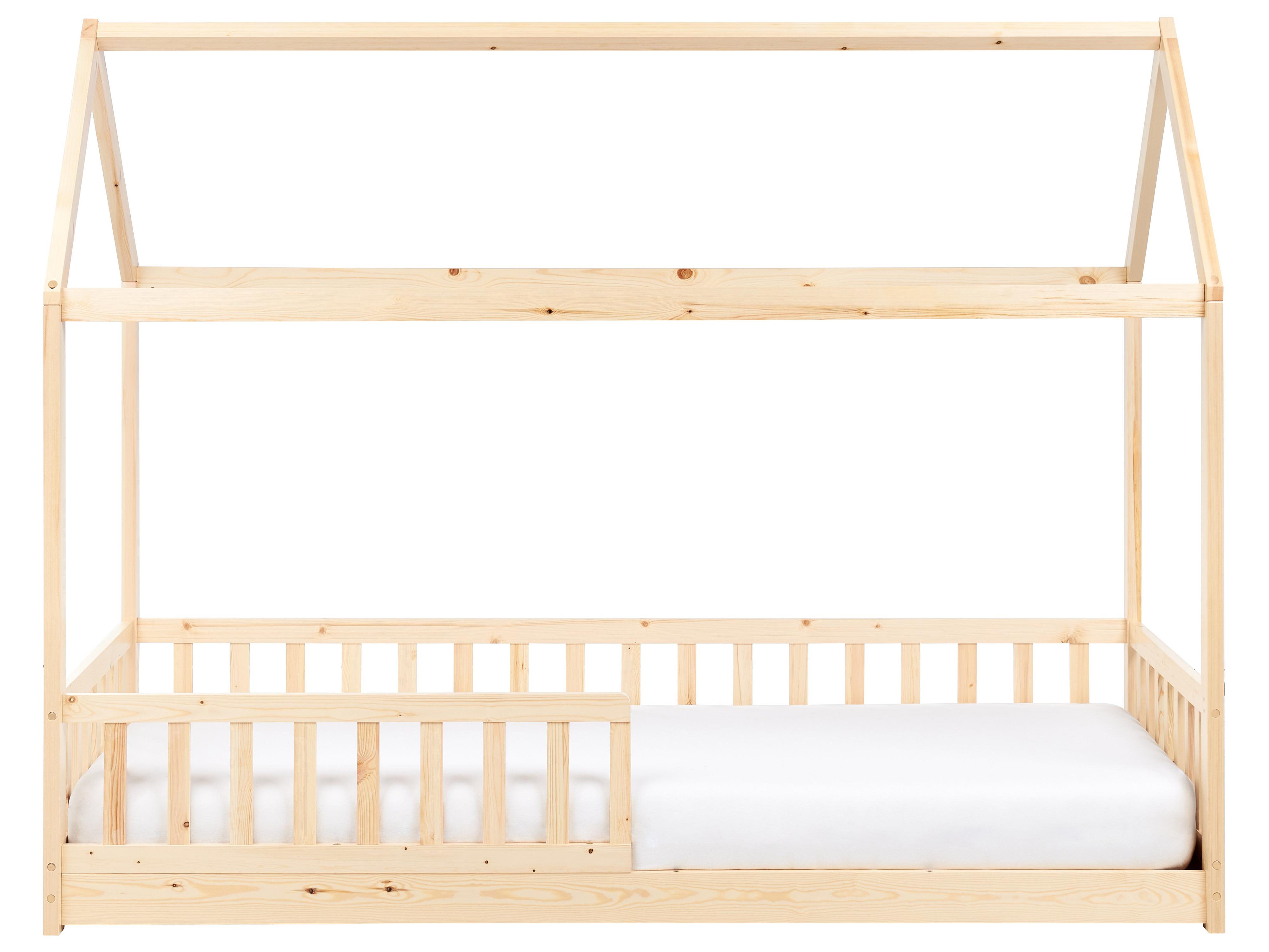 Kinderbed Huis Dennenhout COSSAYE 90 x 200 cm Lichtbruin