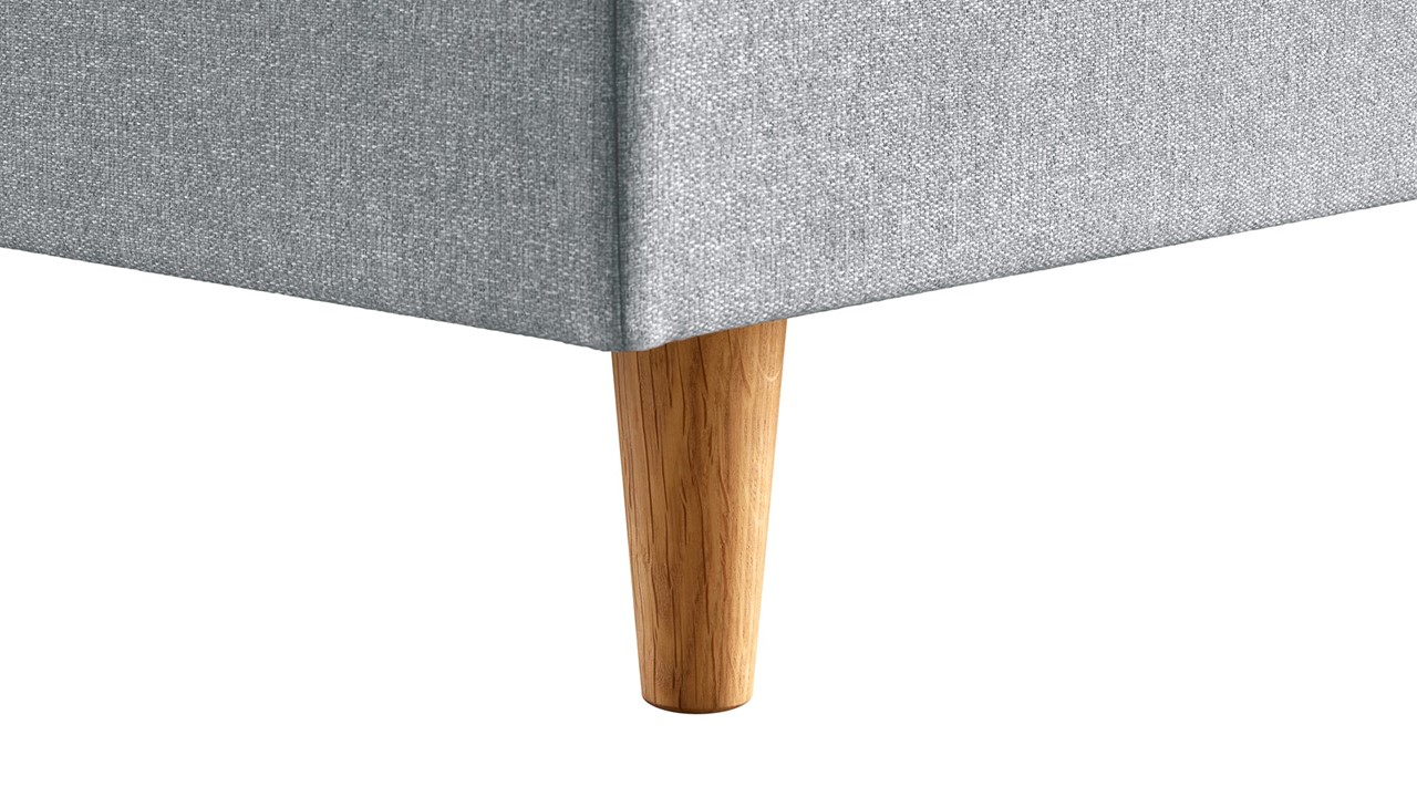 TEMPUR® boxspring FORM™ Horizontal met matras Form plus hybrid light grey