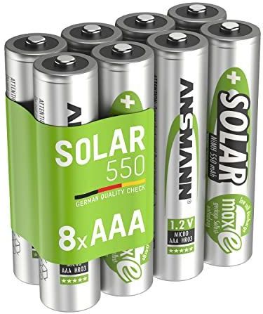 Ansmann AAA 550mAh Solar 8x