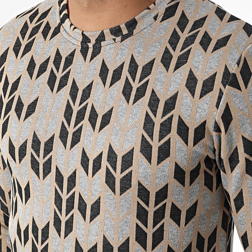 Tee Shirt Manches Longues X Marron