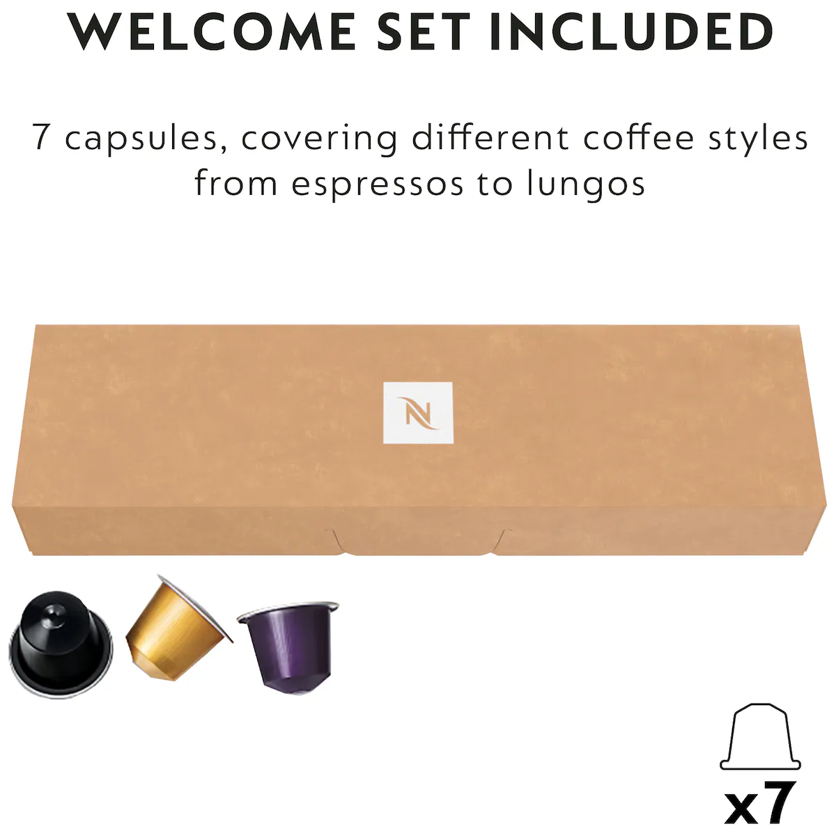 NESPRESSO® CitiZ kaffemaskin fra Delonghi, Hvit