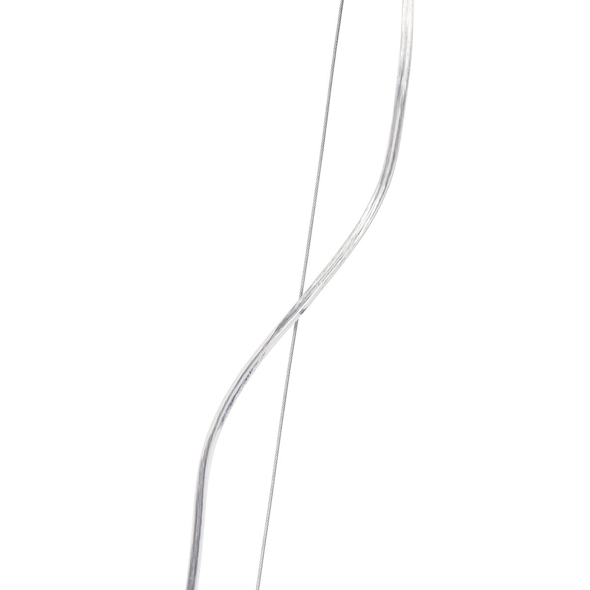Moderne hanglamp staal zonder kap - Cappo