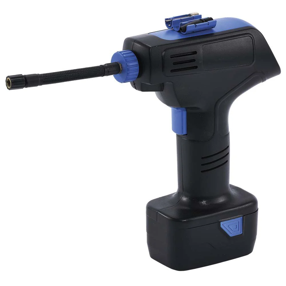 Compresseur à air voyant LED bleu et noir