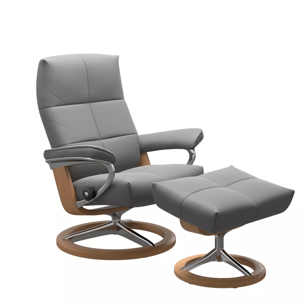 Sessel mit Hocker David Signature