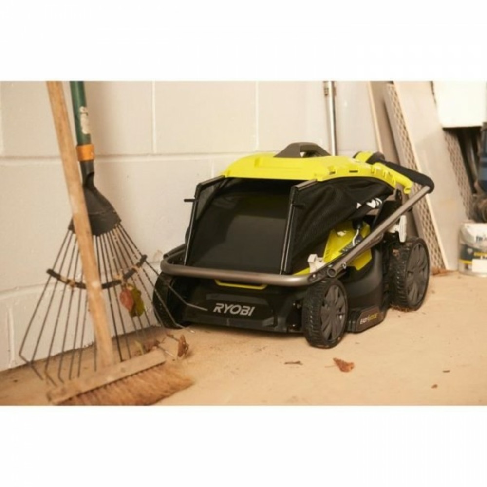Tondeuse a gazon sur batterie 37cm de coupe ry18lmx37a-150 - livré avec 1 batterie 18v 5,0ah et chargeur rapide