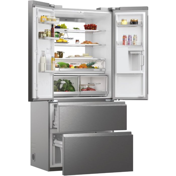 Haier Side-by-Side Multi Door French Door 83 SERIE 7 HFW7819EWMP Platinum Inox - Interner Wassertank
