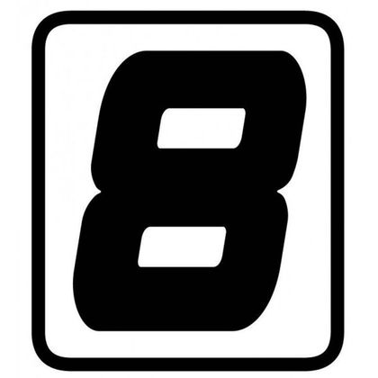 Numéros Barracuda Numéro 8 Universel - Noir