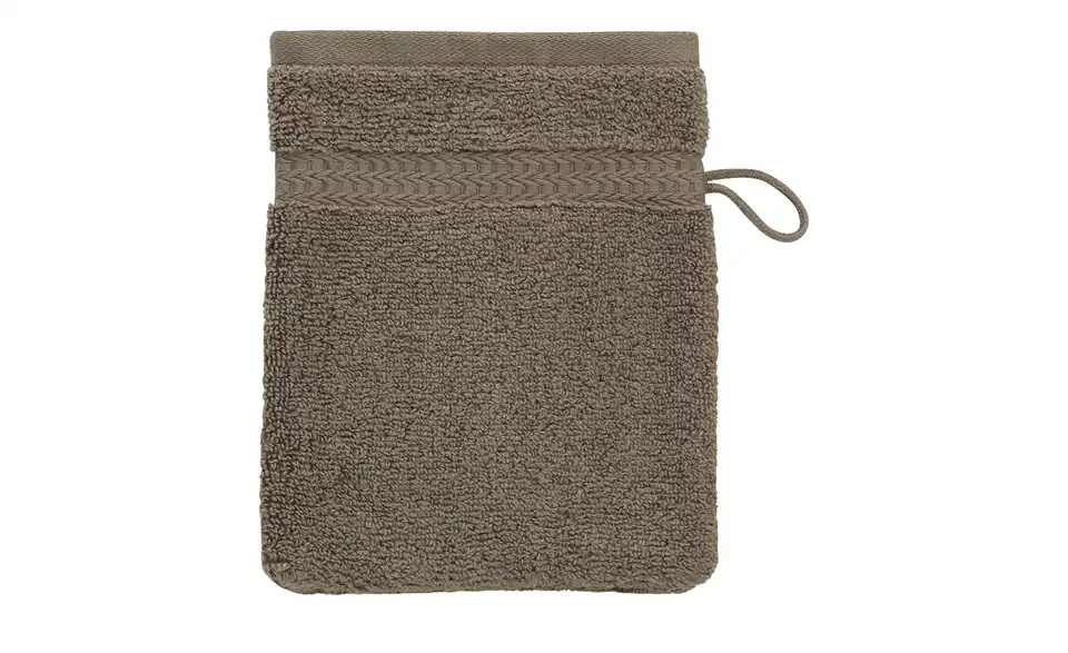 Waschhandschuh Kuschel Wuschel Braun 16x21 cm