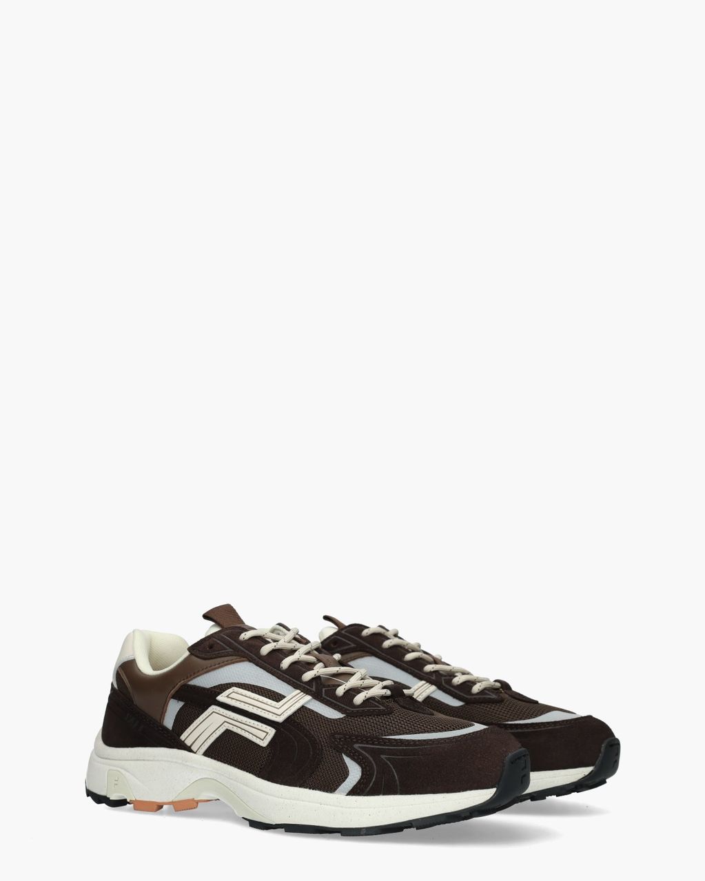 Filmore Yali Donkerbruin Herensneakers