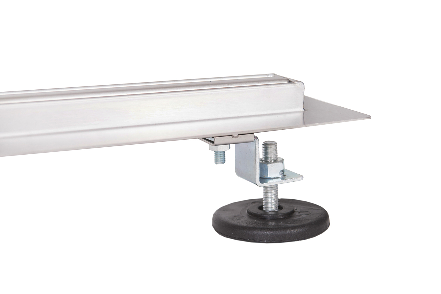 Brauer XS douchegoot 90cm met flens en draaibare sifon RVS geborsteld