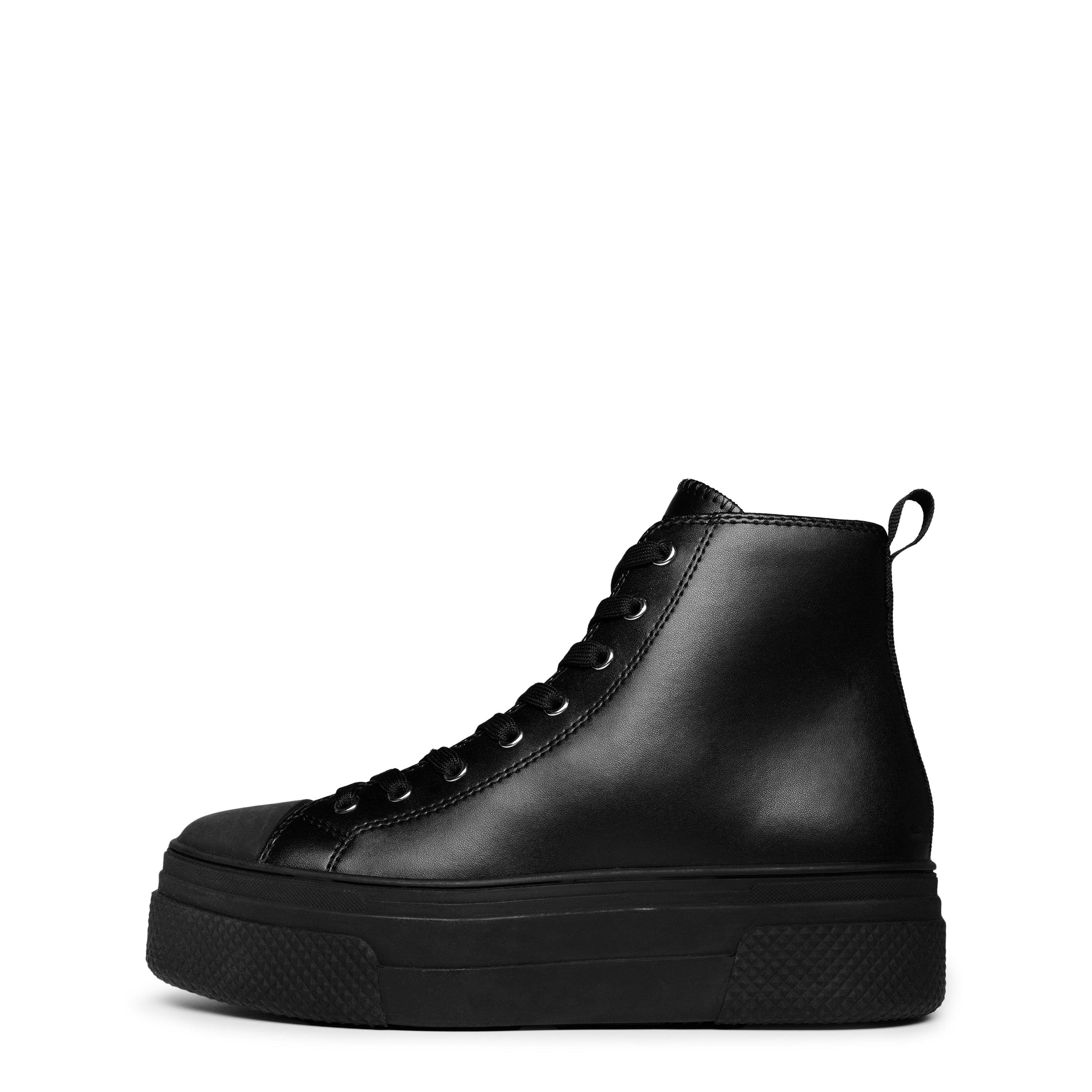 Armani Exchange Canvas High Top Trainers