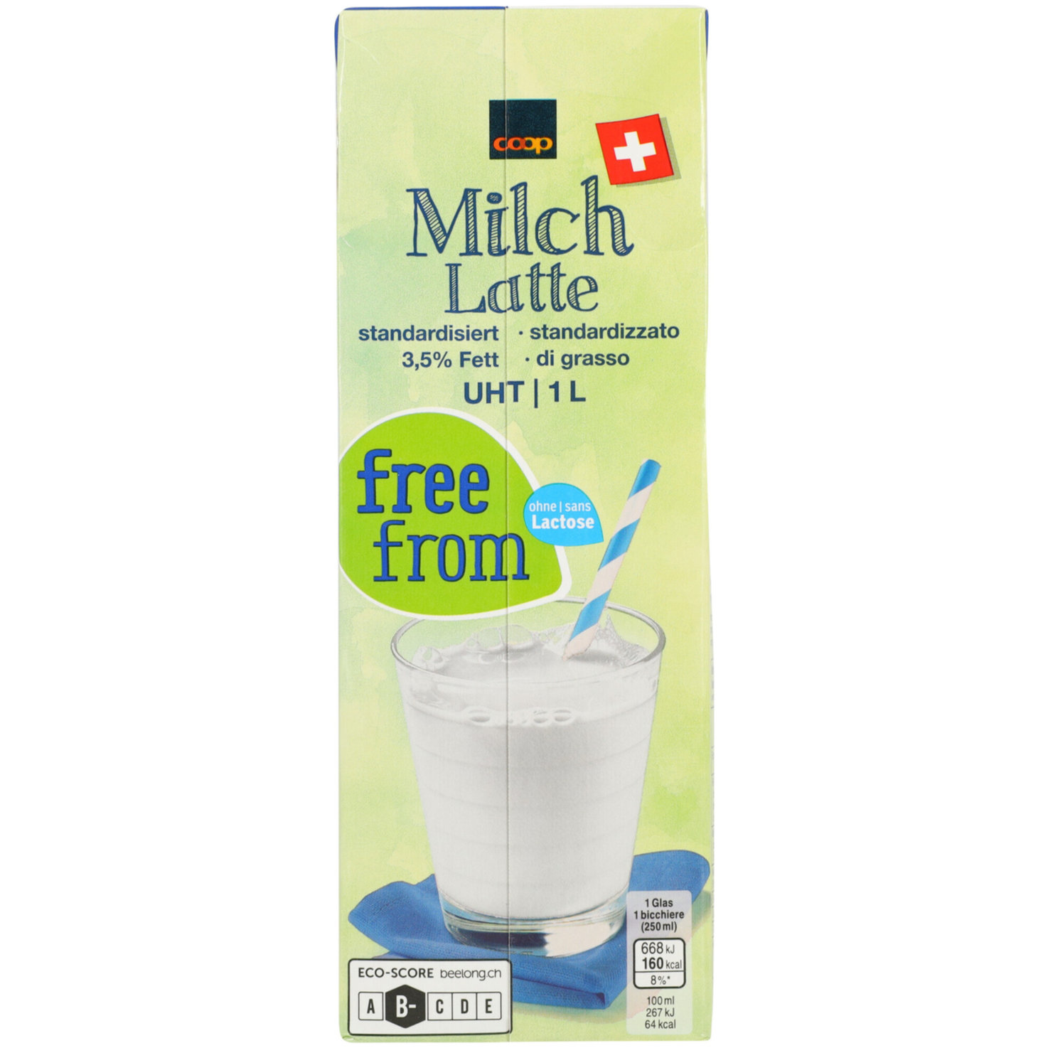Free From Vollmilch 3,5% Milchfett UHT lactosefrei
