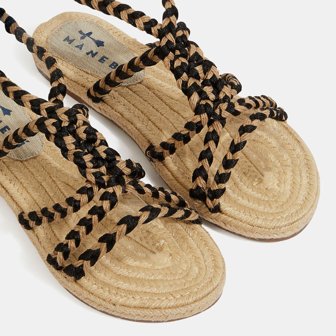 Manebi Sandales Manebi beige/noir