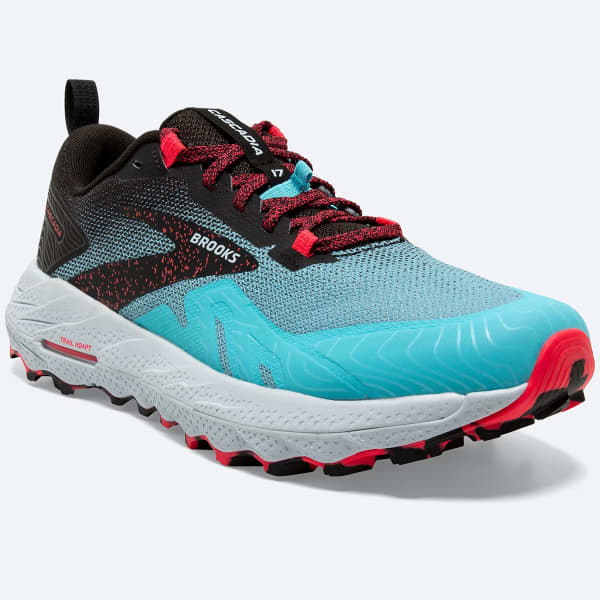 Chaussure trail BROOKS CASCADIA 17 W BLUEFISH/BLACK/DIVA PINK