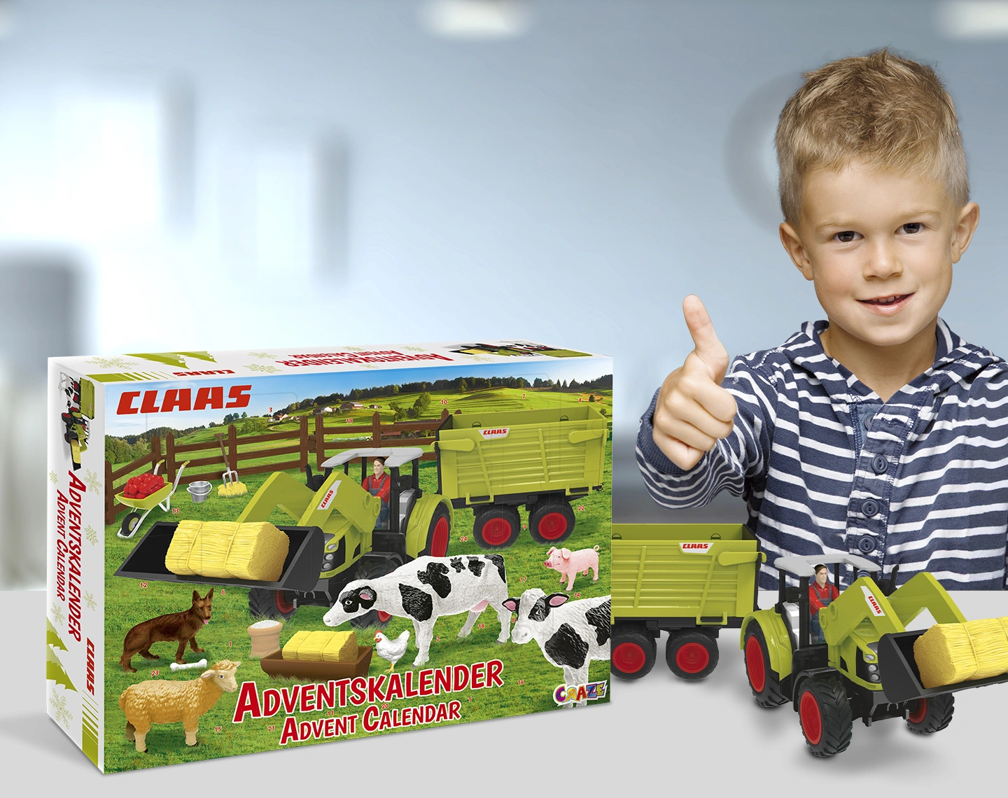 Bauernhof-Adventskalender CLAAS
