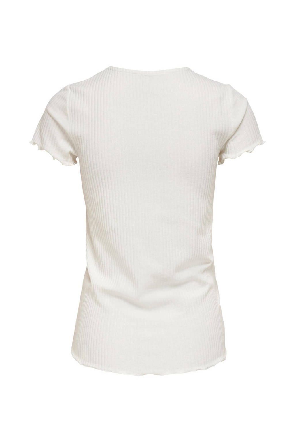ONLY MATERNITY ribgebreide zwangerschapstop OLMEMMA wit