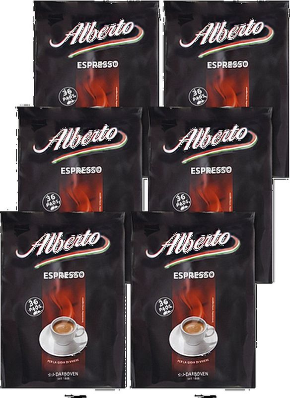 Alberto - Espresso - 6x 36 Koffiepads
