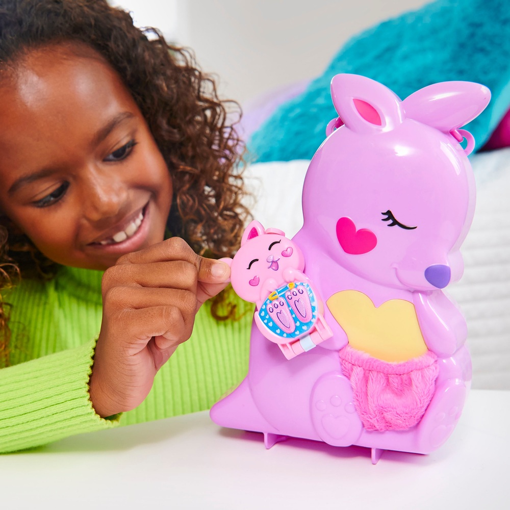 Polly Pocket Mama und Känguru-Handtasche Kompaktes Spielset