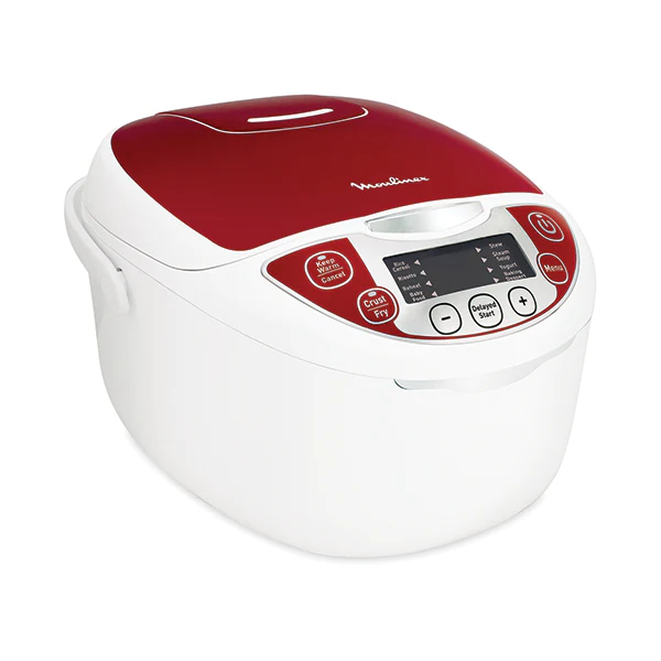 Multicuiseur traditionnel 12 en 1 rouge 5 L MK705111 Moulinex