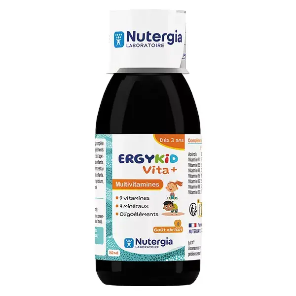 Nutergia ERGYKiD VITA + 150 ml - Multivitaminas