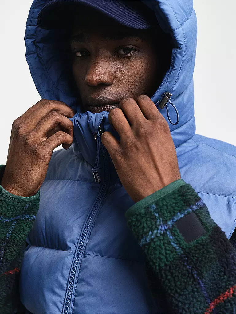 GANT Steppgilet ACTIVE CLOUD  blau
