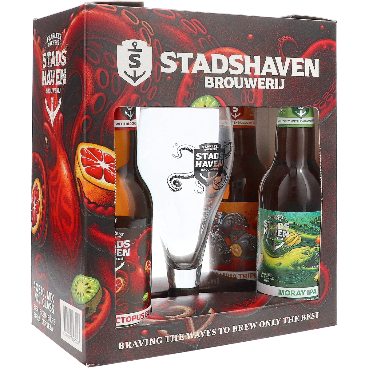 Stadshaven Cadeaupakket Met Glas 132 cl
