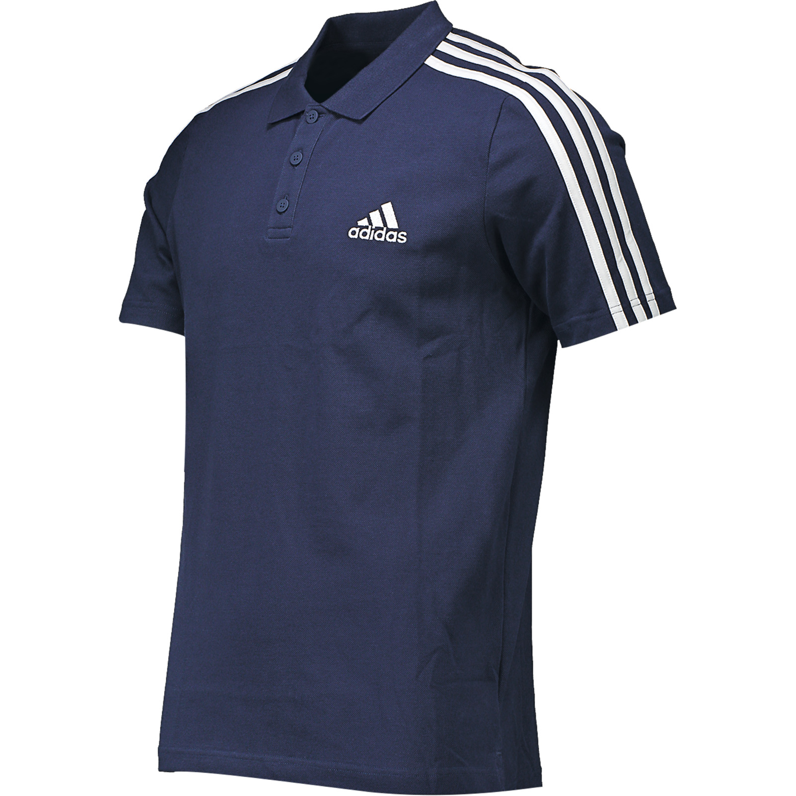 Adidas Herren-Poloshirt M 3S PQ XXL, blau