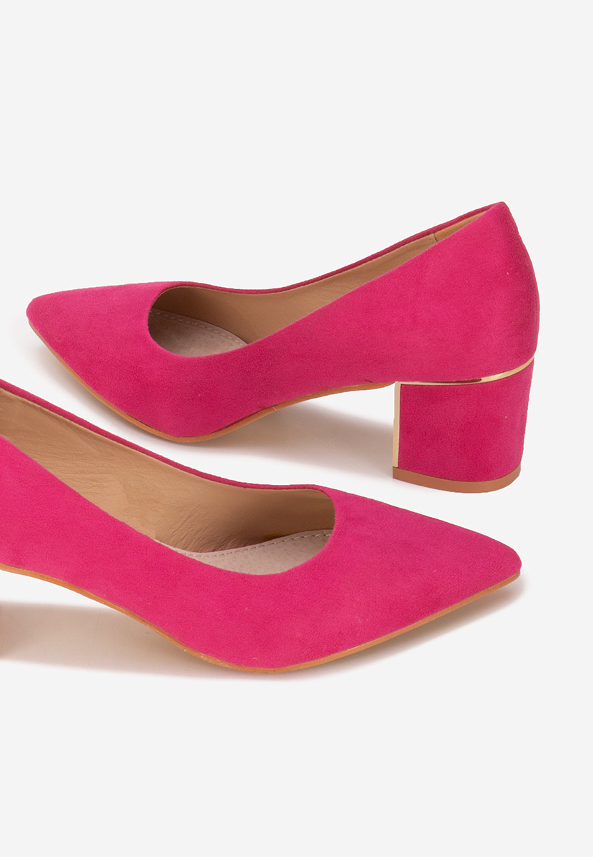 Chaussures à talon épais fuchsia Avaloria