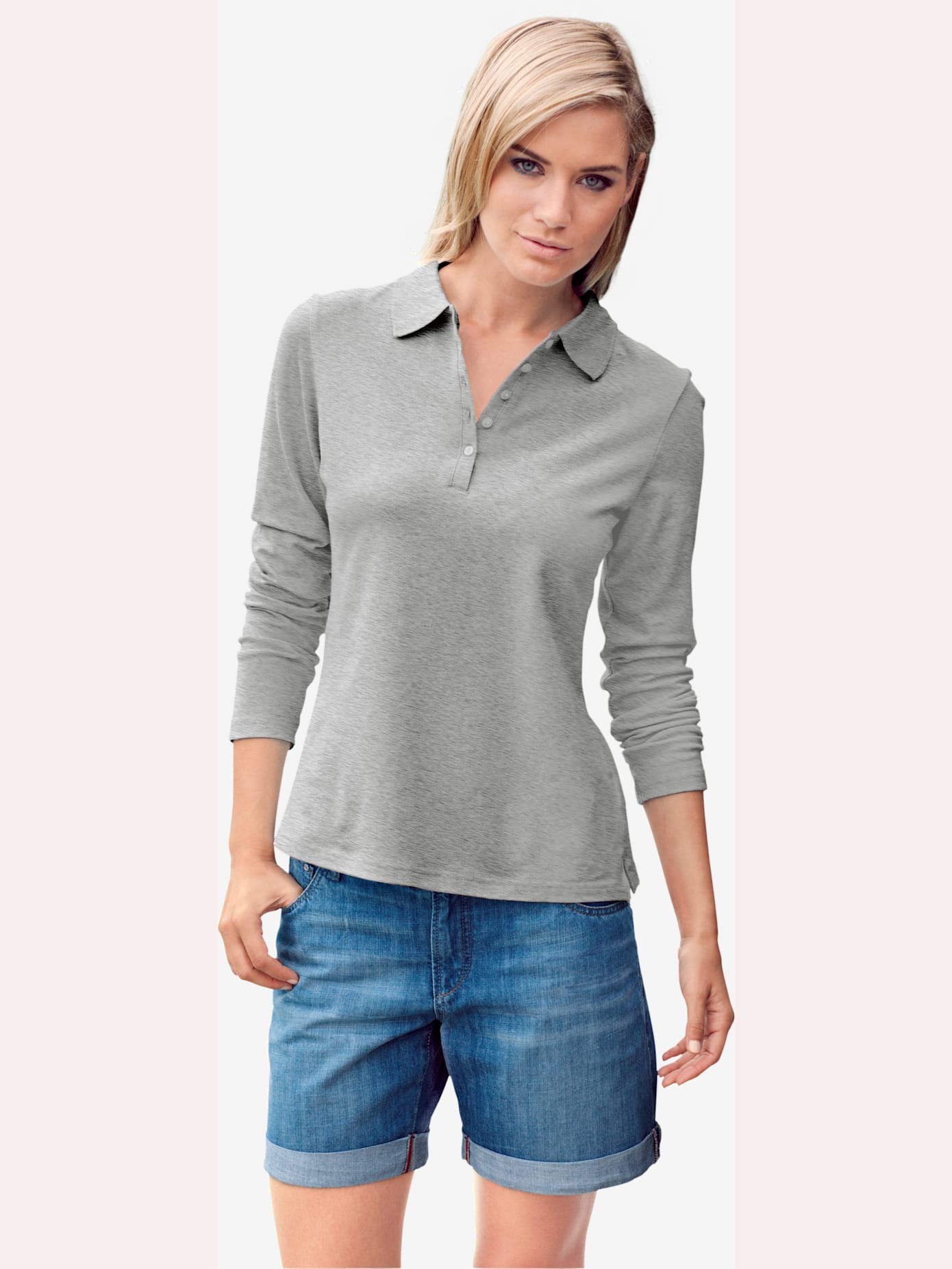 Polo manches longues