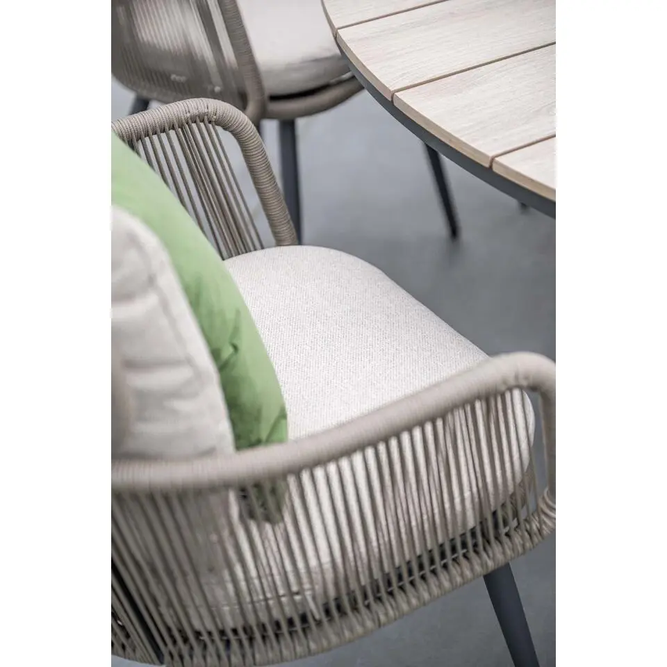 GI Linares/Trinxa Ø148 cm. (7-delig) - ronde tuinset