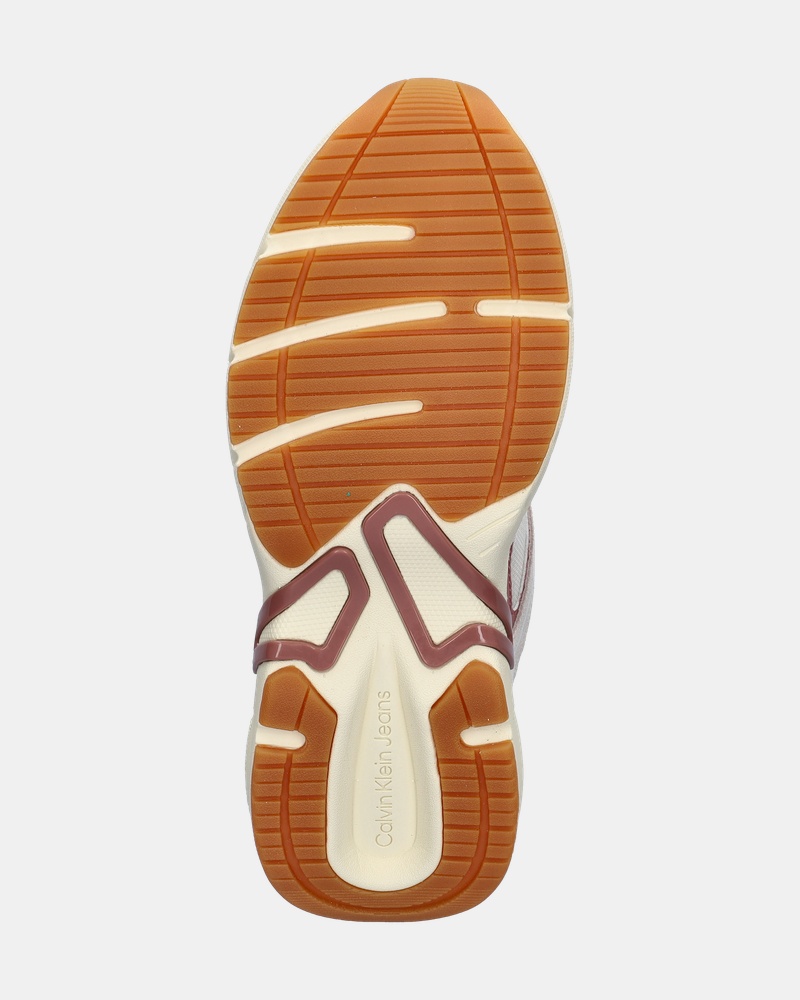 Calvin Klein Retro Tennis Dad Sneakers  - beige