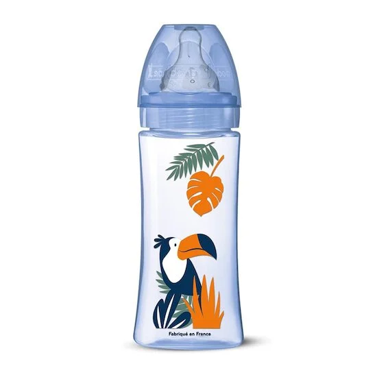 Biberon Initiation+ Anti-Colique   Toucan Bleu        330 ml   de               Dodie