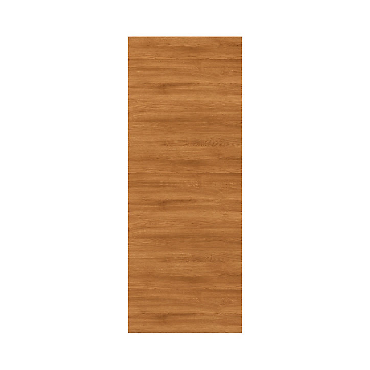 Porte de colonne de cuisine Chia chêne fumé L. 50 cm x H. 130 cm GoodHome