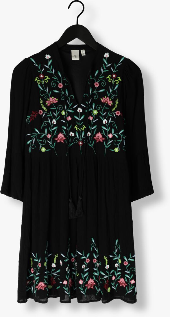 Y.A.S. zwarte y.a.s. mini jurk yaschella 3/4 tunic dress s. fest