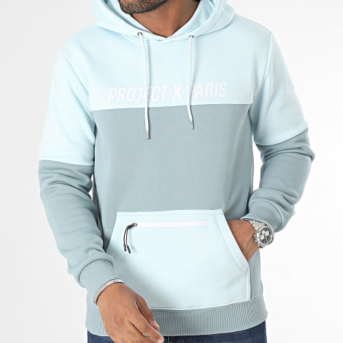 Sweat Capuche 2322043 Bleu Clair Bleu Gris