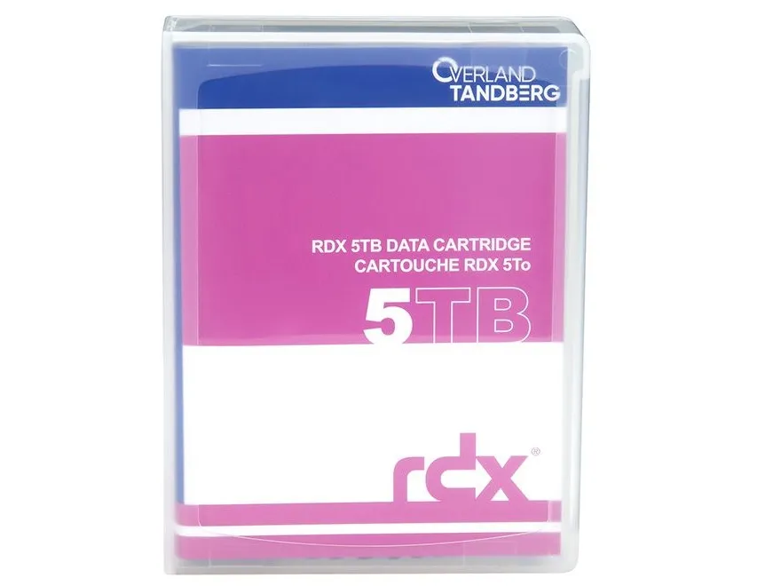Overland-Tandberg 8862-RDX, RDX-patron, RDX, 5 TB, FAT32, NTFS, exFAT, ext4, Sort, 150 MB/s