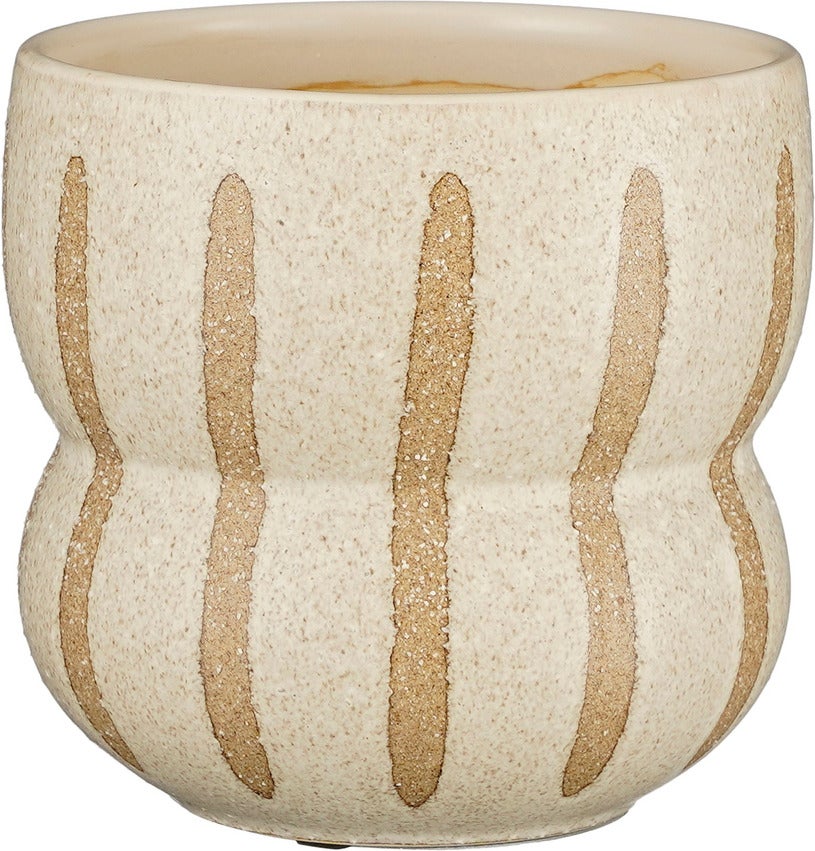 Mica Decorations bloempot Ibis crème D 13,5 H 13 cm